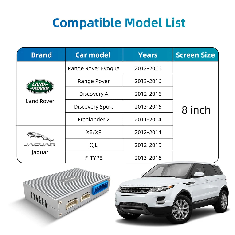 Android Auto Wireless Carplay For Land Rover/Jaguar/Range Rover/Evoque/Discovery 2012-2016 | AUTOKITSHOP