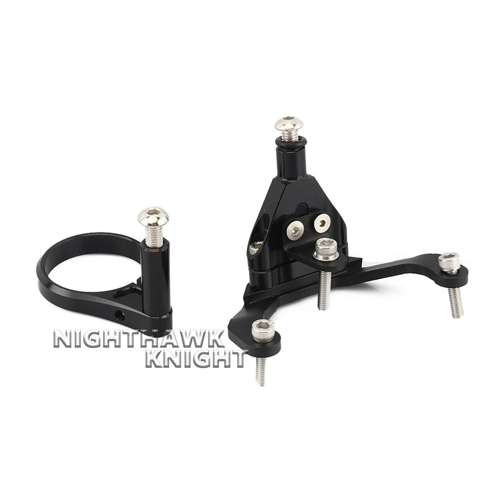 R9 Steering Damper Motorcycle CNC Stabilize Dampers Bracket Mounting Damping Kit For Yamaha YZF- - Automotive LED Light