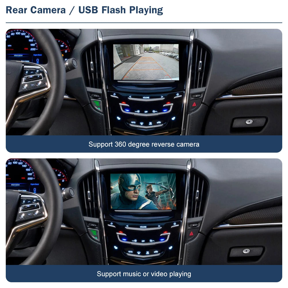 CN Wireless CarPlay for Cadillac ATS 2014-2017 Android Auto Interface Mirror Link AirPlay  | AUTOKITSHOP