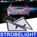 Motorcycle Led Demon Eye Light 2Pcs Fine Universal Turn Signal Light Dynamic Tail Lamp Min