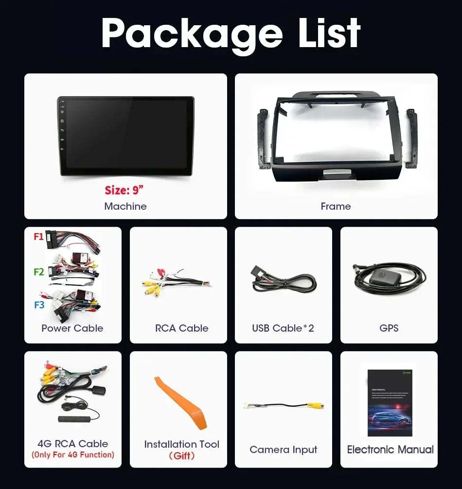 For Kia Sportage 3 SL 2010-2016 Car Radio Android 14 Multimedia Wireless Bluetooth Carplay