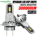 H7 Super Bright LED Bulb 30000LM Upgrade CSP Chips Spotlight Car Headlights 6000K Plug And