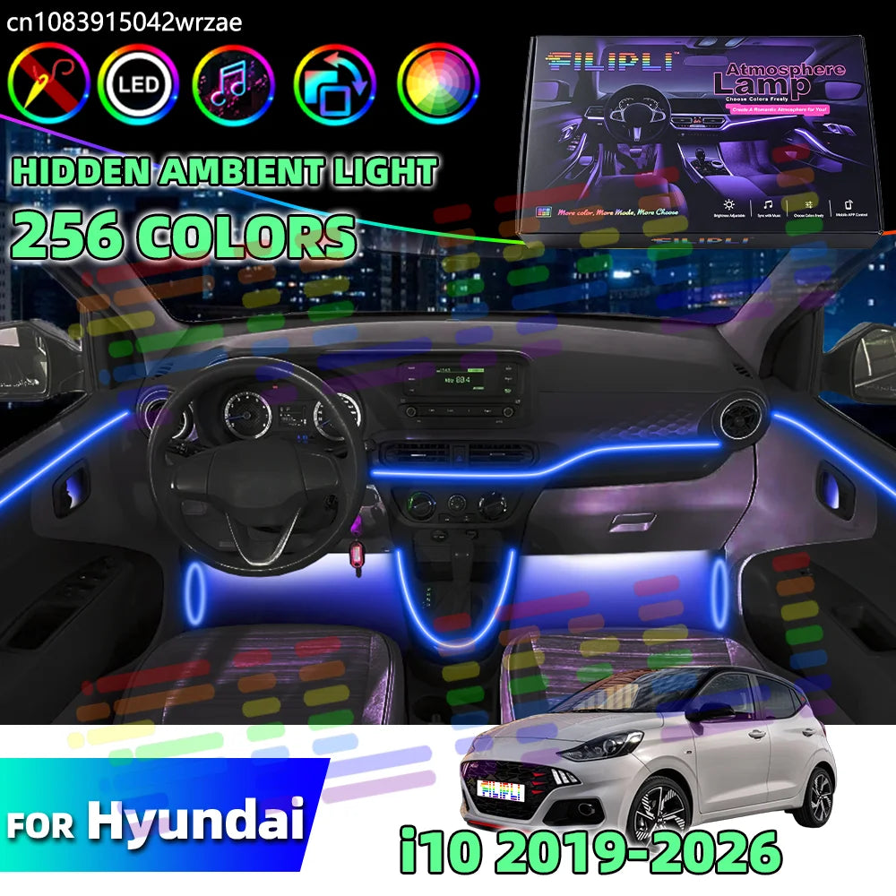 64 RGB - Ambient Light - for Hyundai 2019-2026 - Car Interior Lighting | AUTOKITSHOP