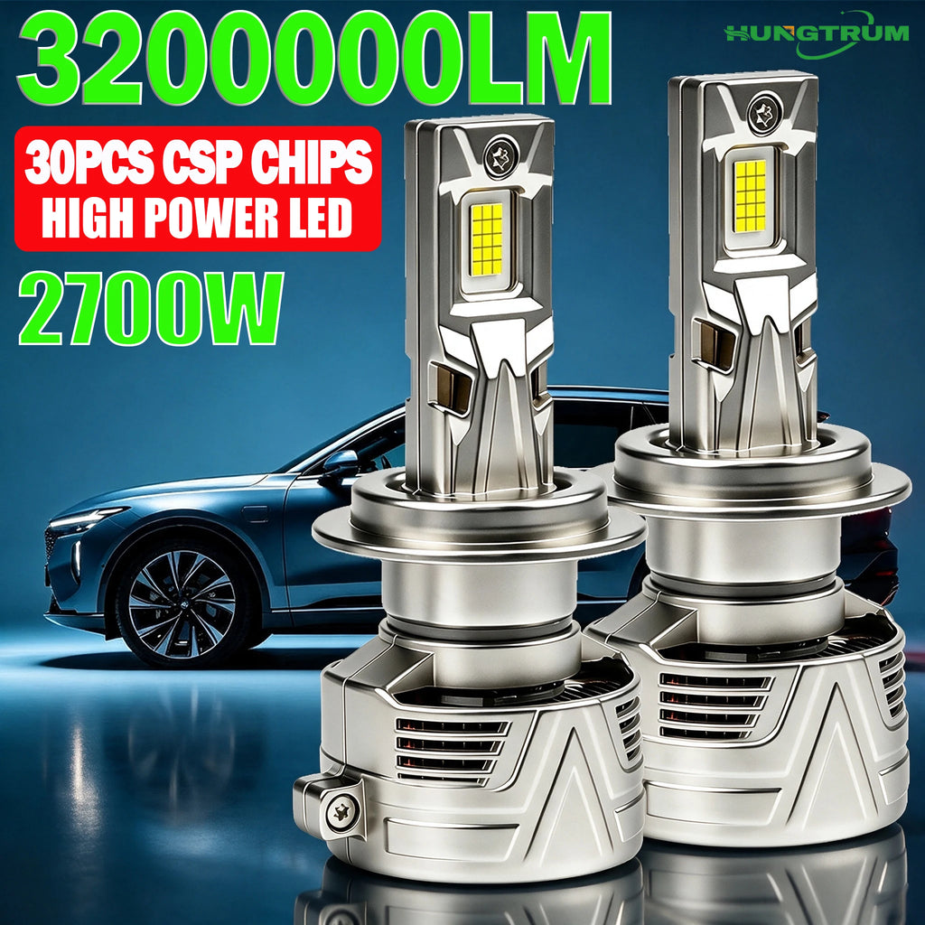LED H7 H4 High Power Led Canbus Car Headlight Bulbs H1 H11 H9 9005 HB3 9006 HB4 Turbo Auto