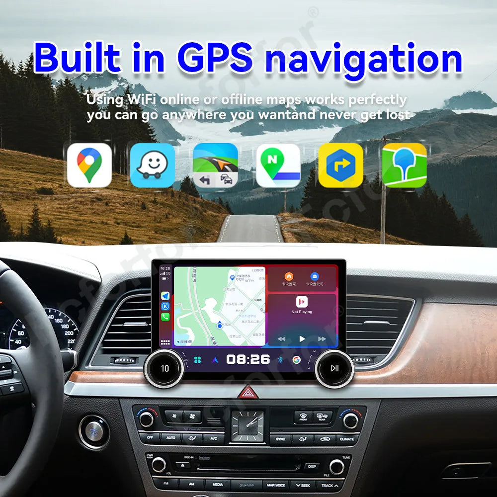 Ultra Clear Display Android 15 11.5 Inch Full HD Touch Wireless CarPlay Auto GPS Stereo He