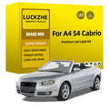 17-Piece LED Interior Light Kit for Audi A4 Cabrio S4 Cabriolet Convertible LED Reading Dome Map Bulbs Canbus No Erro...