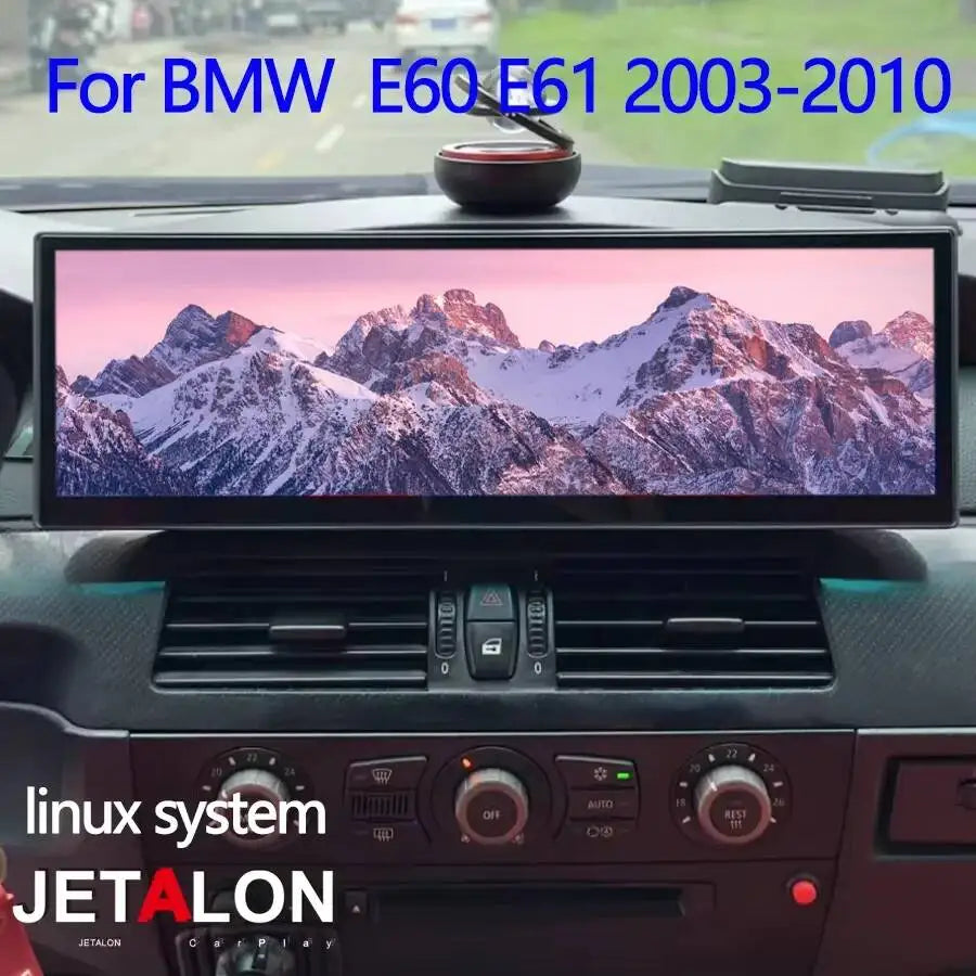 14.9inch Car Video Players Multimedia Screen For BMW E60 E61 2003-2010 CCC CIC Carplay Ste