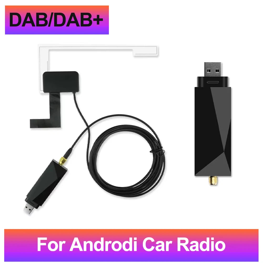 DAB/DAB+ Antenna With USB Adapter Universal Android Car Radio GPS Stereo Receiver DAB DAB+