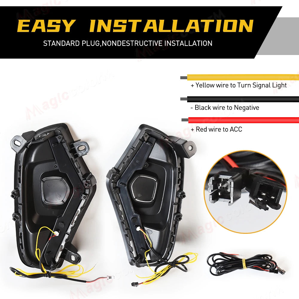 For Toyota RAV4 RAV 4 2019 2020 2021 2022 2023 2024 DRL Car Daytime Running Lights LED Tur | AUTOKITSHOP