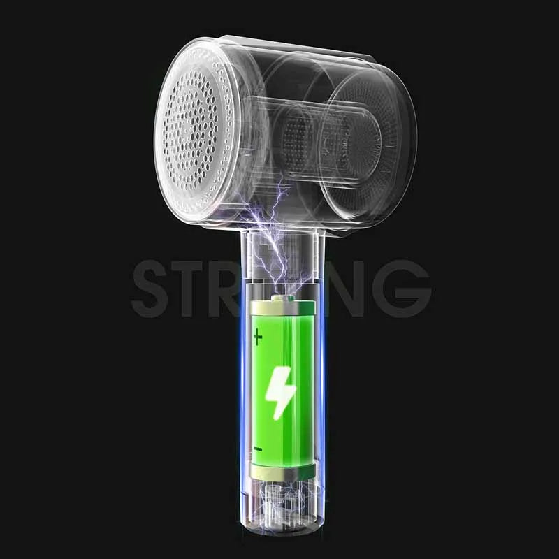 Electric Lint Remover 3rd Gear Rechargable Cloth Fabric Shaver Fluff Pellet Remove Machine Sweat - Automotive LED Light
