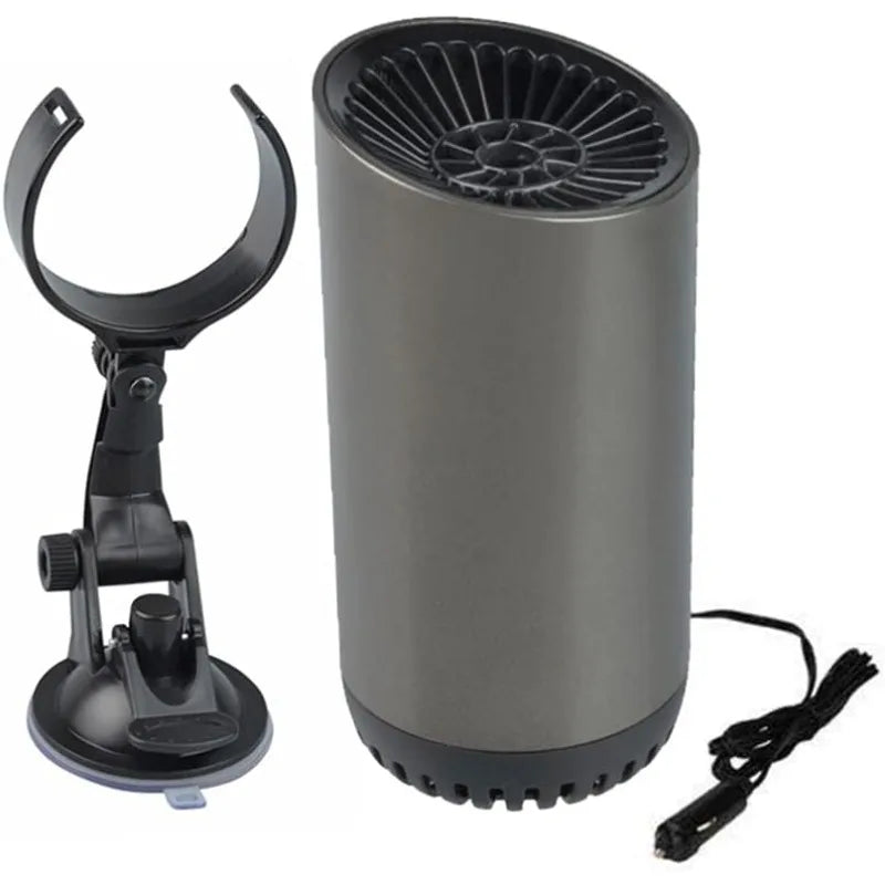 Electric Defogger Heater 12V 2in1 Car Heater Fan Dryer Windshield Defroster Anti Fog Fan for Car - Automotive LED Light