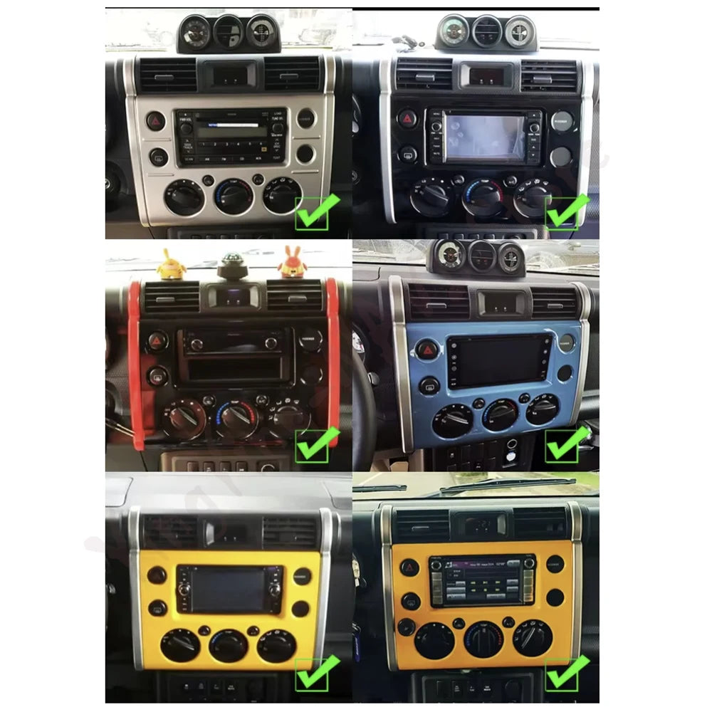 QLED Android Auto DSP Android 16 Car Radio Multimedia Video Player For Toyota FJ Cruiser J