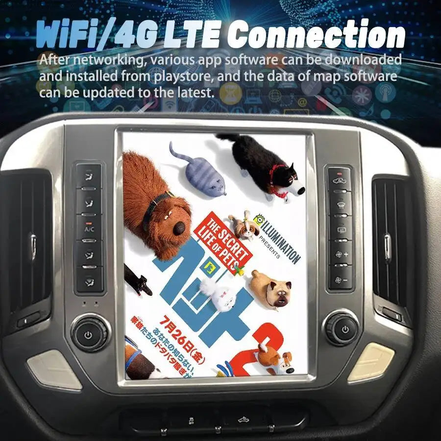 12.1inch For Chevrolet Silverado GMC SIERRA 2014 - 2018 Android Screen Radio GPS Carplay A | AUTOKITSHOP