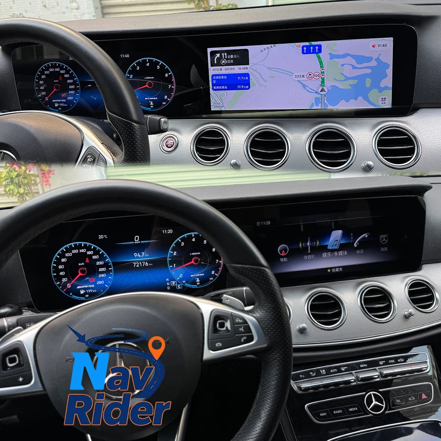 12.3inch Screen Android AutoCarplay GPS Stereo For Mercedes Benz E E200 E300 W213 NTG5.0 N | AUTOKITSHOP