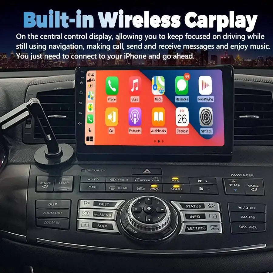 9" Screen For Nissan Fuga 2005-2010 Car Radio Android Auto Carplay Multimedia Player Audio | AUTOKITSHOP