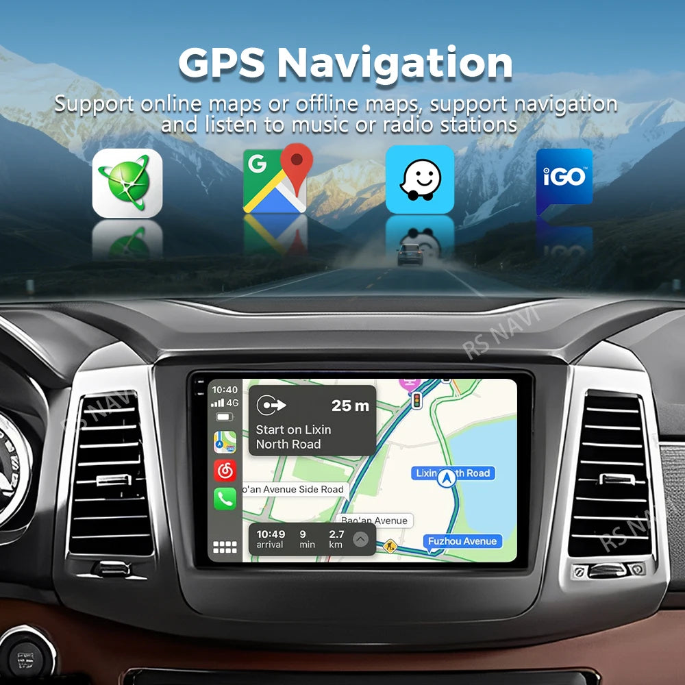 Android 16 For SsangYong Rexton 2017+ Musso 2018+ 2K QLED Android Car Radio Multimedia Vid