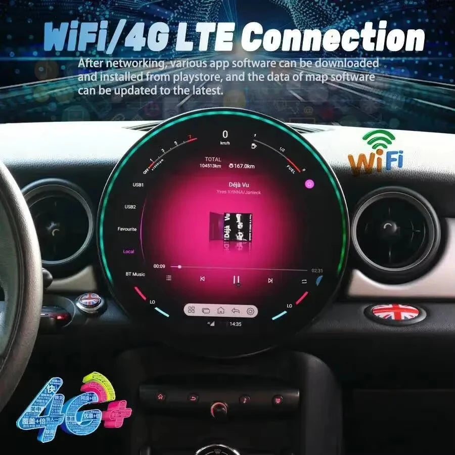 S 11.9" For BMW Mini Countryman Mini One Cooper R60 R56 2007-2014 Multimedia Player Carpla | AUTOKITSHOP