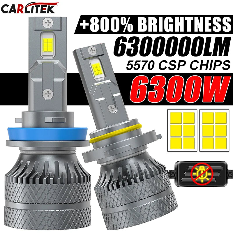 H7 LED Headlights Canbus H1 H4 H11 H8 H9 9005 9006 HB3 HB4 9012 HIR2 LED Light Bulbs for C