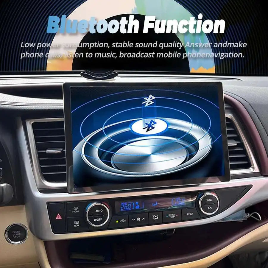 13.3Inch 2K Screen For TOYOTA Highlander Android 2015 2017 Car Multimedia Video Player Ste | AUTOKITSHOP