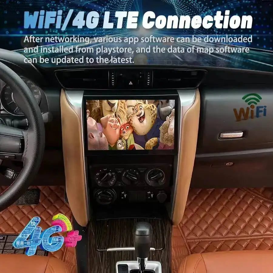 Multimedia Video Player For Toyota Fortuner 2015-202111.5inch GPS Android Autoradio hilux