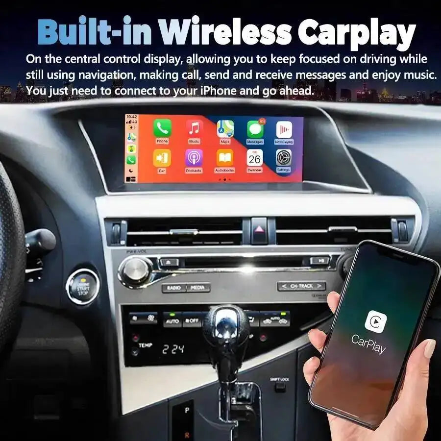 For LEXUS RX270 RX350 2009 - 2012 Android 15 GPS 10.25INCH Bluetooth Carplay Car Multimedi | AUTOKITSHOP