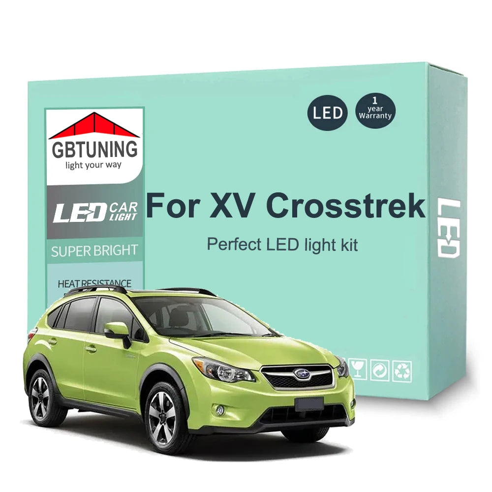 9-Piece LED Interior Light Kit for Subaru XV Crosstrek - Canbus Error-Free Bulbs | AUTOKITSHOP
