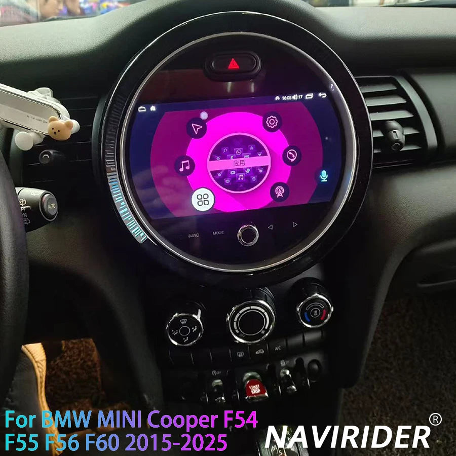 Car Radio Carplay GPS Video Stereo Dual System For BMW MINI Cooper F54 F55 F56 F60 2015-20