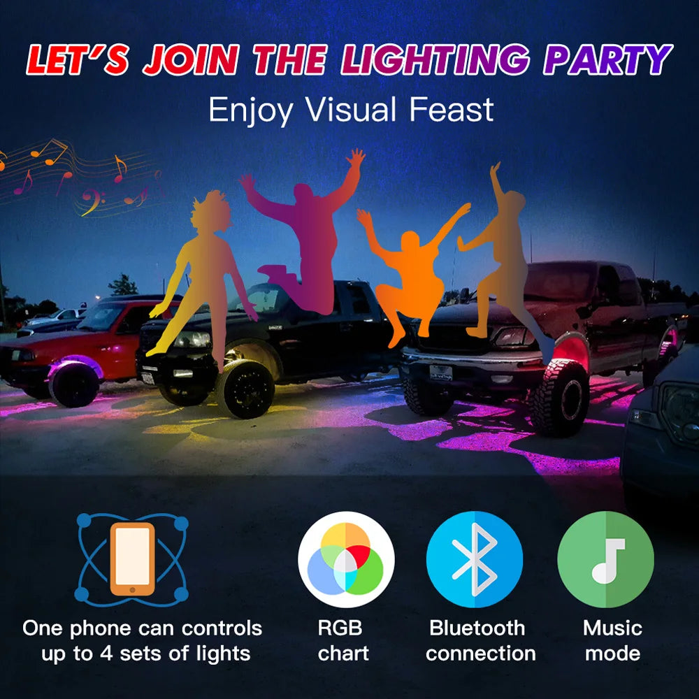 RGB - Ambient Light - for Jeep - App Control - Car Interior Lighting