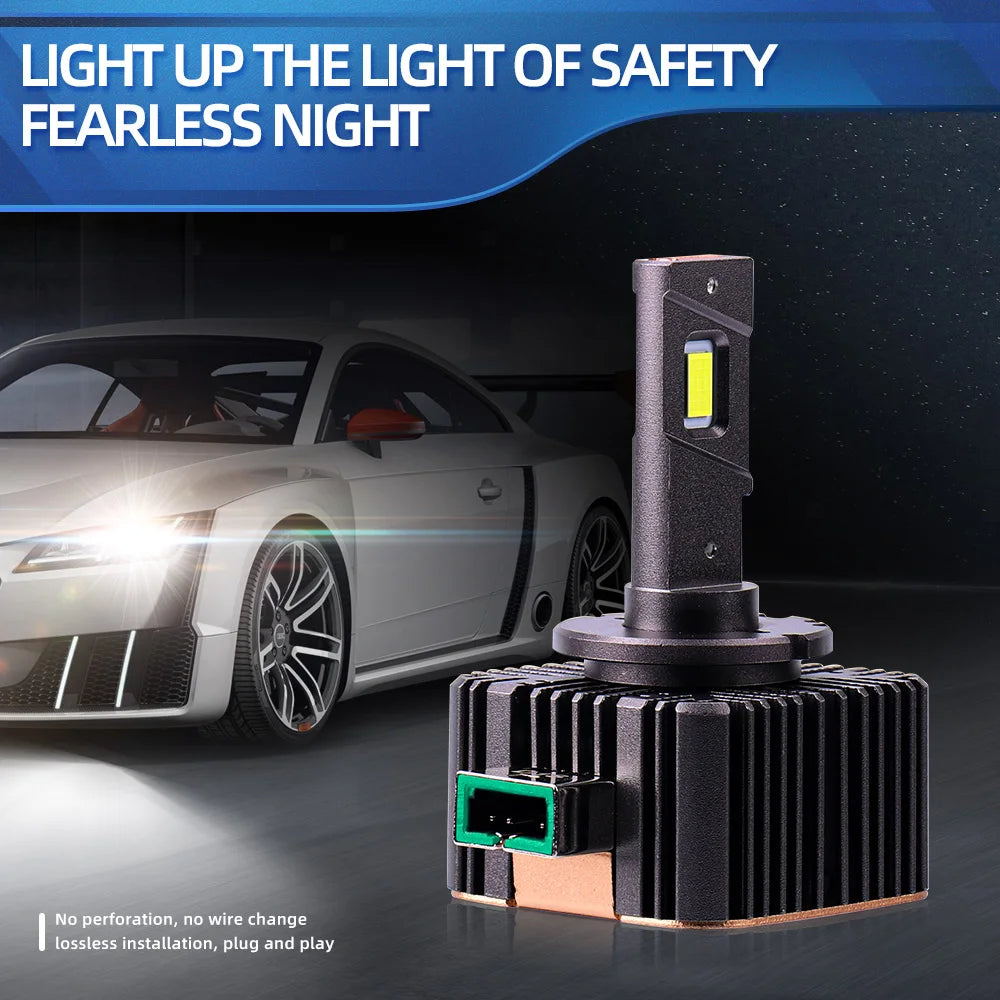 Car Light D3S Led Headlight 30000LM 6000K CSP Chip High Low Beam Bulbs For Land Rover Disc