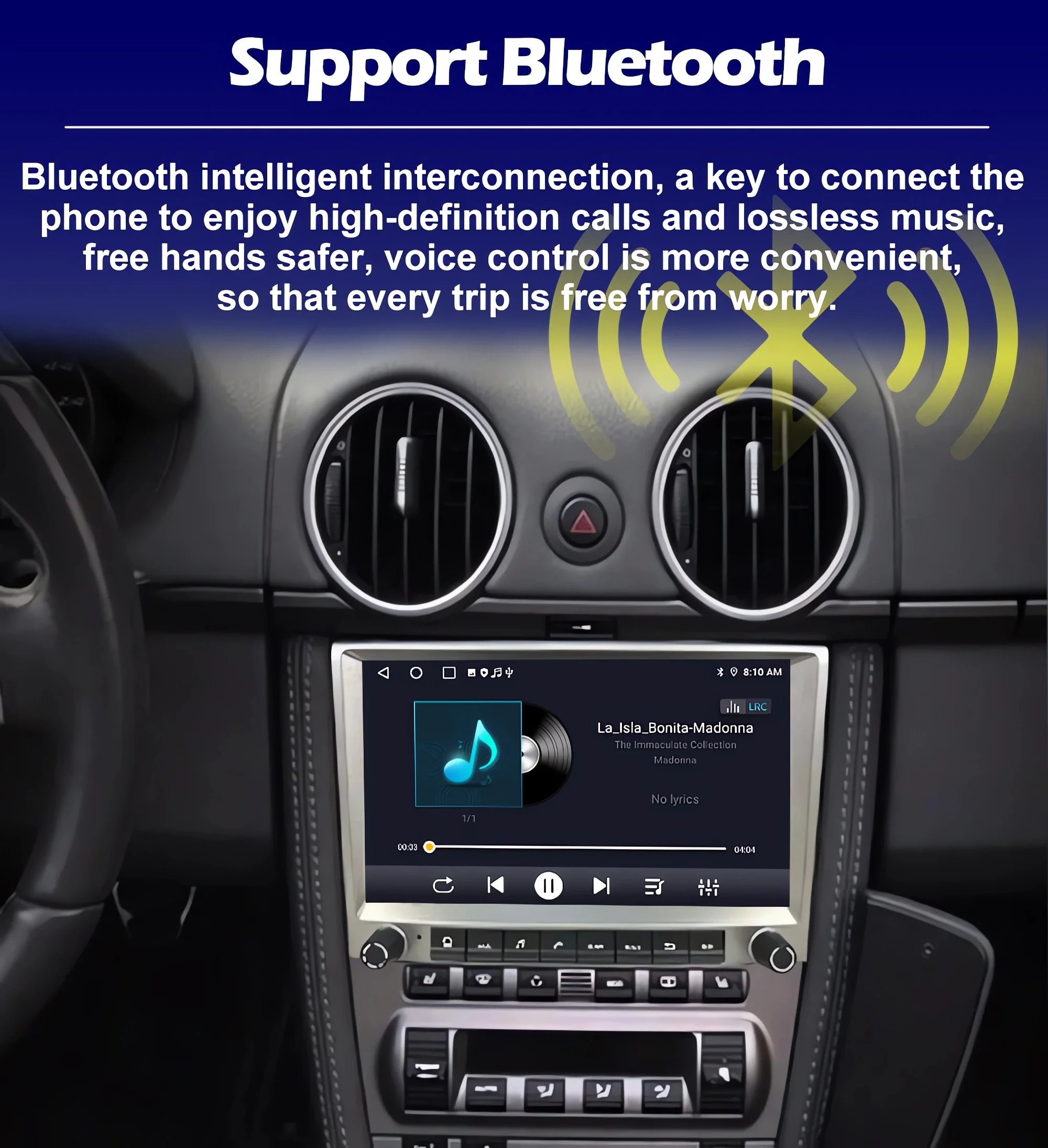 8 inch Android 16 Carplay Auto Car Radio For Porsche Cayman 911 987 Boxster 997 Multimedia