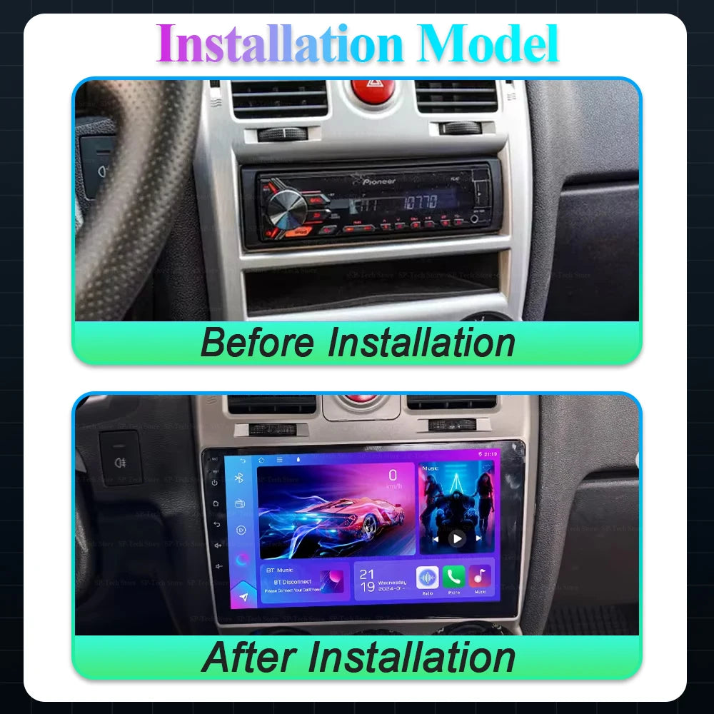 Android 16 Car Radio For Hyundai Getz 2002-2011 Carplay Gps navigation Video 2din Stereo H | AUTOKITSHOP
