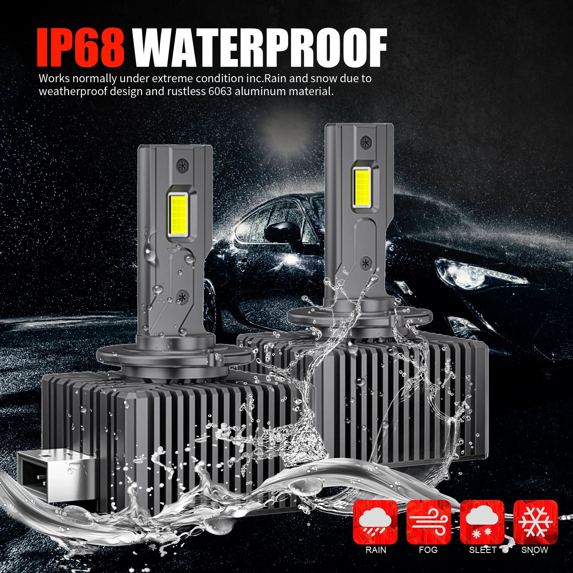 30000LM D1S D3S Headlight 35W D2S D2R D4S D4R D5S D8S LED Canbus Lamps Auto LED Lights Bul