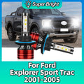 120W 20000LM High Power Headlamps LED Headlight Bulb Turbo 12V H13 Light For Ford Explorer