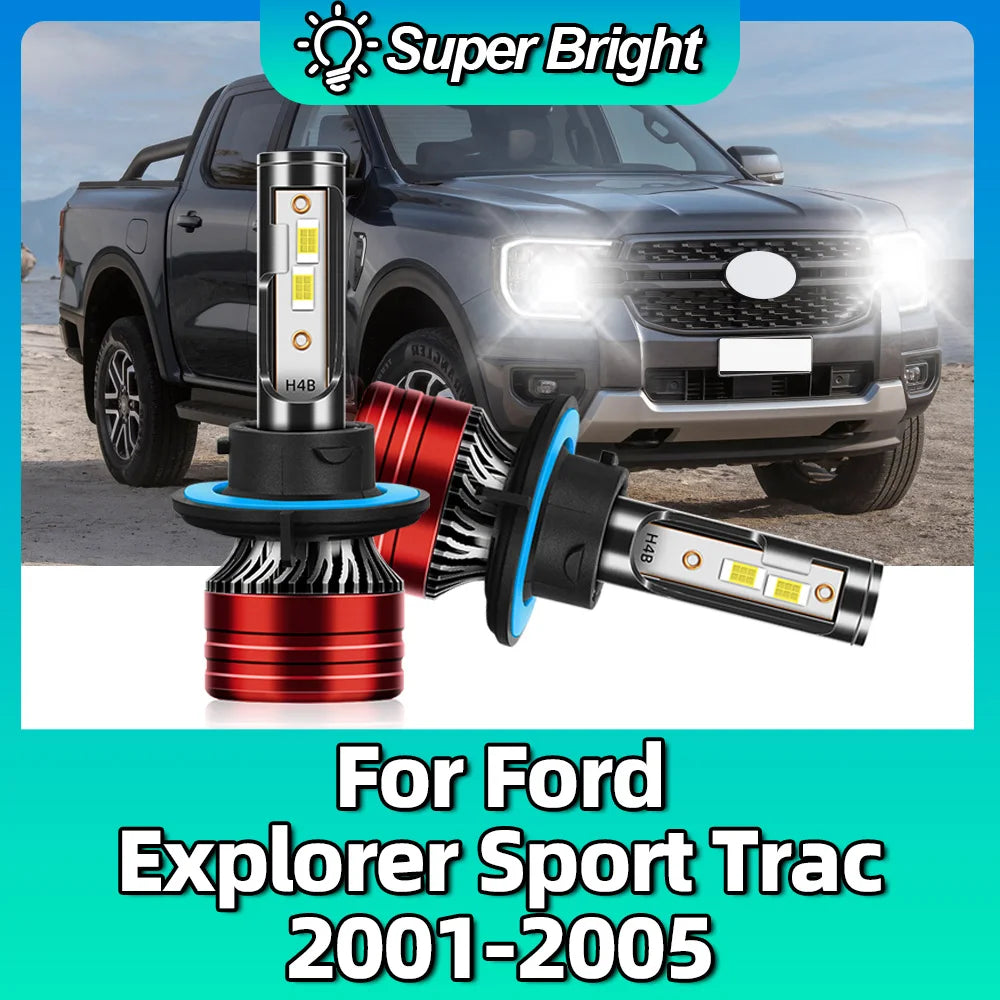 120W 20000LM High Power Headlamps LED Headlight Bulb Turbo 12V H13 Light For Ford Explorer