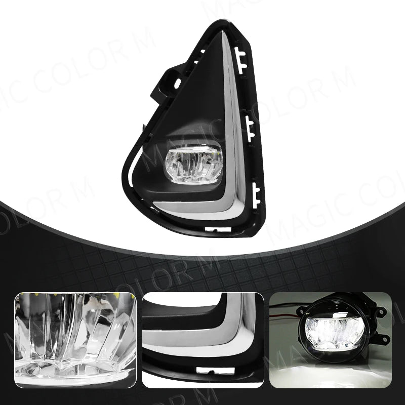 Led Fog Lights For Toyota Corolla Axio 2018 2019 2020 2021 Fog Lamp Assembly Grill Headlig | AUTOKITSHOP