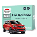 11-Piece LED Interior Light Kit for Ssangyong Korando - Canbus Error-Free Bulbs | AUTOKITSHOP