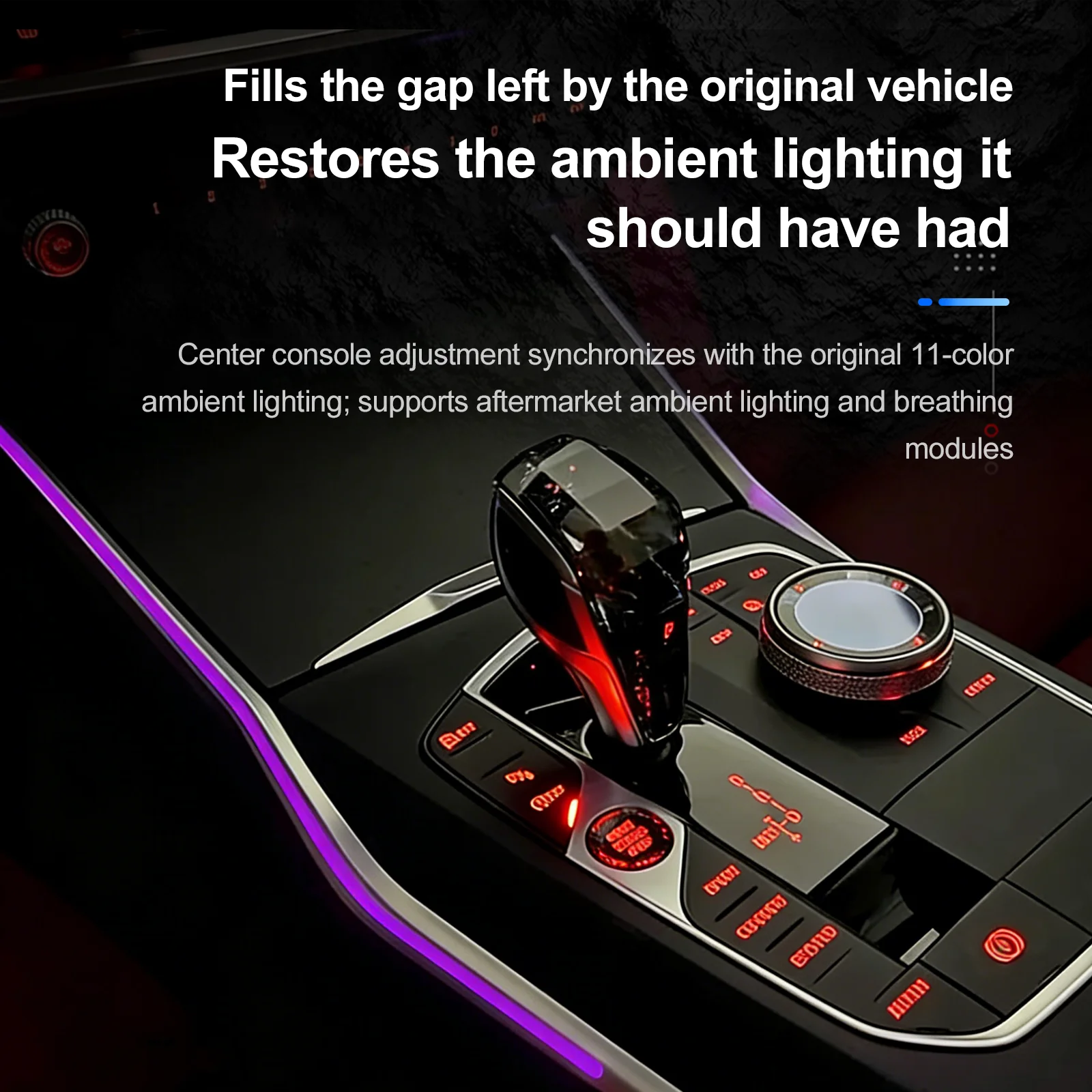 11 Colors - Ambient Light - for BMW IX3 X3 X4 2022-2024 - Car Interior Lighting