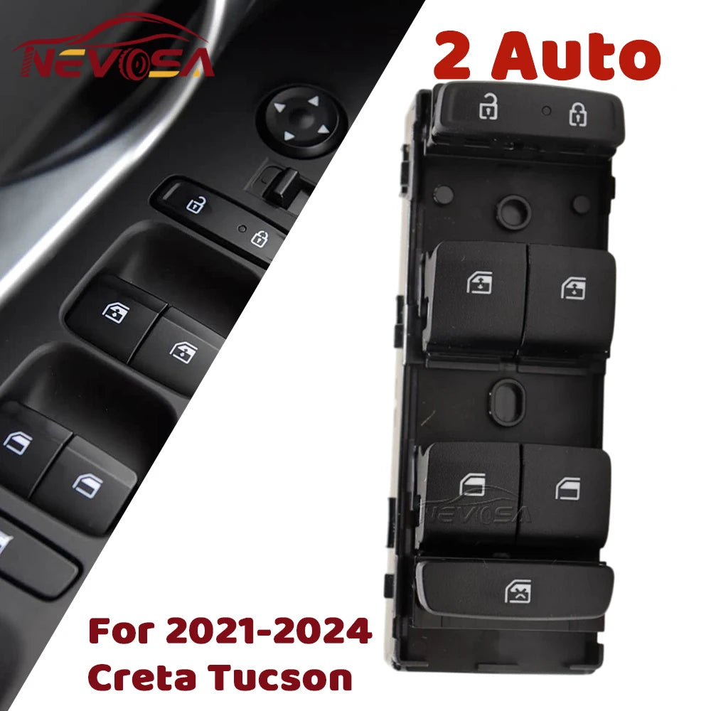 Auto For Hyundai Tucson 2021 2022 2023 2024 Front Master Driver Electric Power W for Hyundai N9300 N9400 - Automotive LE