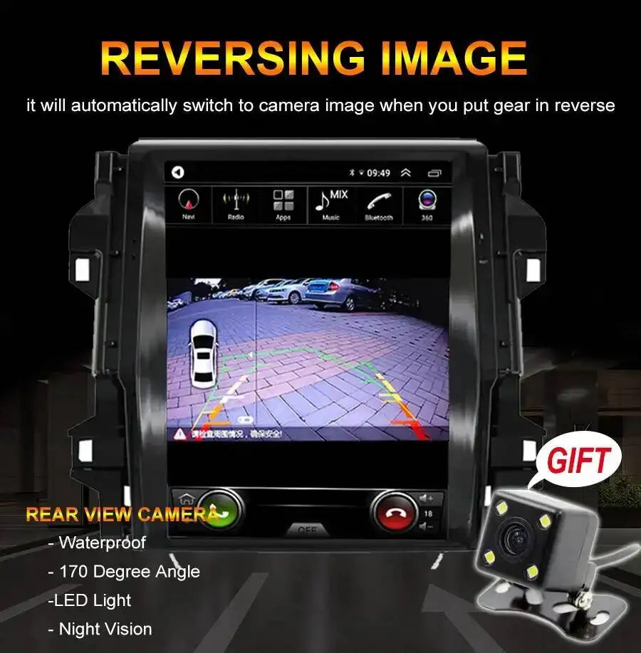 12.1inch For Toyota Fortuner HILUX Revo 2016-2022 GPS Carplay Audio Navigation Car Radio M | AUTOKITSHOP