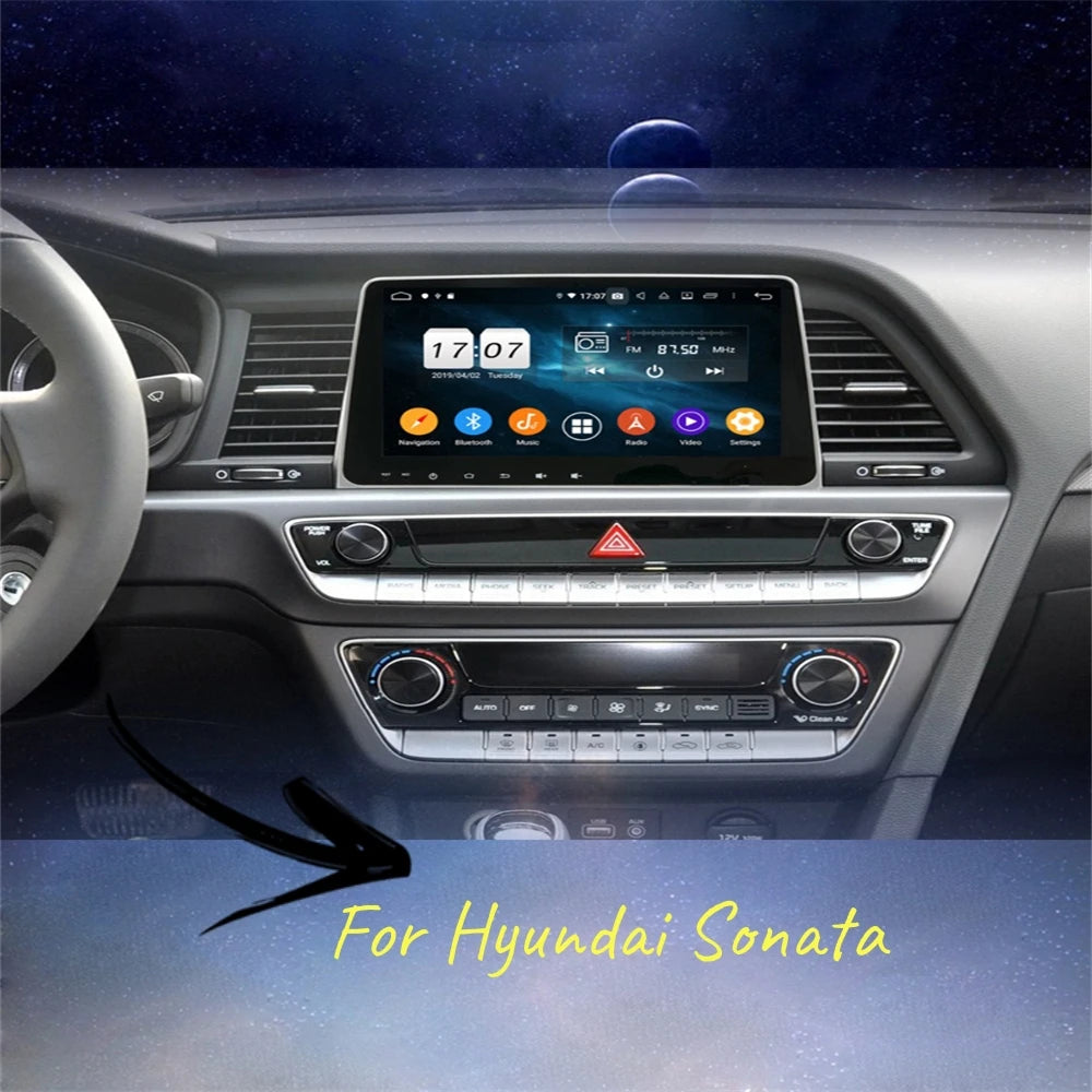 Android 13 For Hyundai Sonata 2018 2019 Car Video Player Radio GPS Navigation Stereo Multi