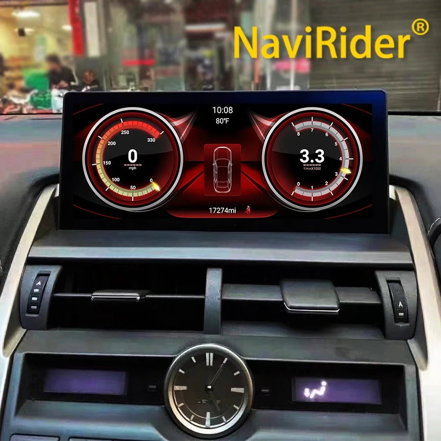 Navirider Android 14 CarPlay Auto Radio For Lexus NX NX200 NX200T NX300h 2014-2021 Multime