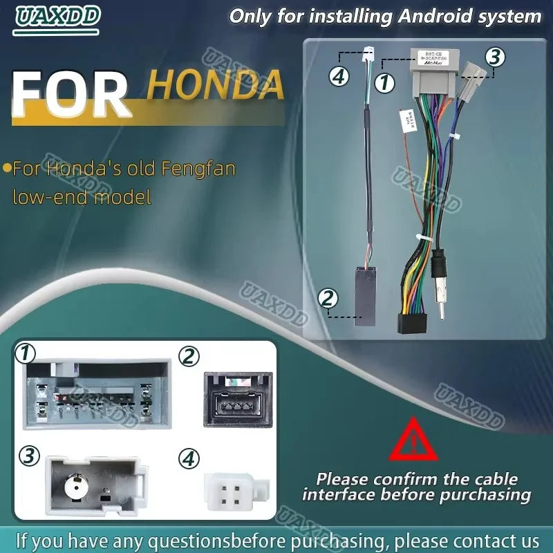 For HONDA HIGH End Cables 97-21 Crosstour ACCORD 02-22 FIT 06-20 CITY 97-23 CRV 01-17 STRE