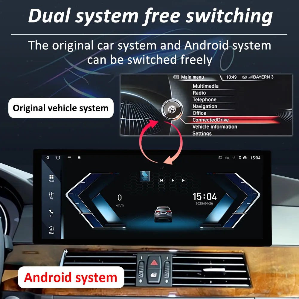 for BMW X5 E70 X6 E71 2008 - 2013 CCC CIC System Carplay Android Intelligent System Car Ra