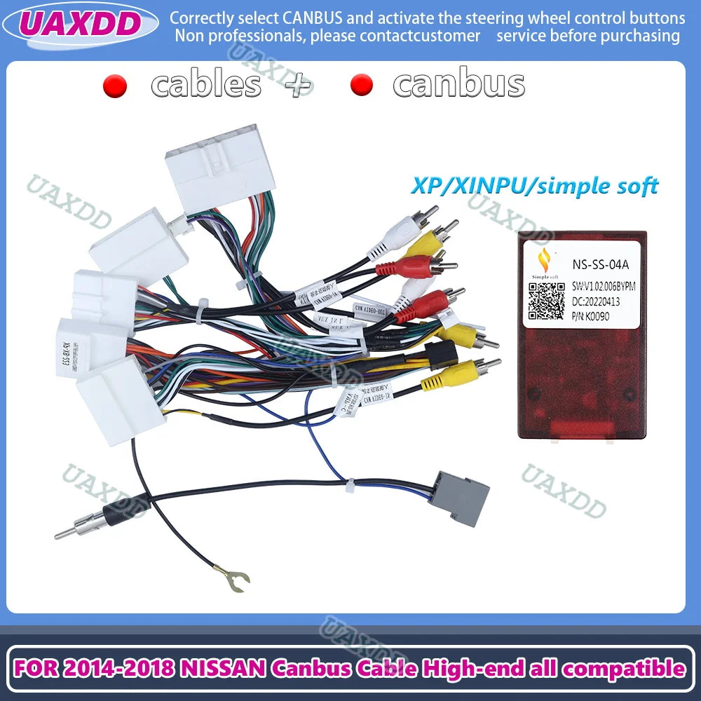 FOR 2014-2018 NISSAN Canbus Cable Patrol TIIDA Teana Sylphy Sentra High-end all compatible