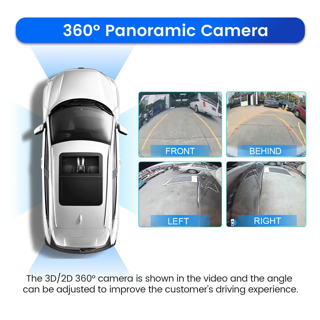 1080P UHD Bird View 360° Camera for Car Radio Multimedia Player HD Rear / Front / Left / R | AUTOKITSHOP
