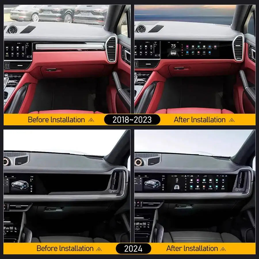 Android Car Co-pilot Smart Screen Car Radio Navigation 15" For Porsche Cayenne 2018-2024 E | AUTOKITSHOP