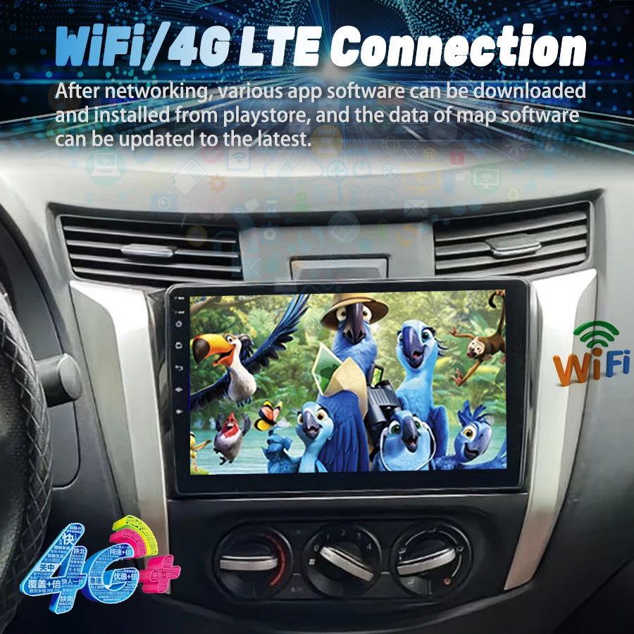 Radio Car Multimedia Video Player For Nissan NAVARA Frontier NP300 2011 - 2019 Android Car