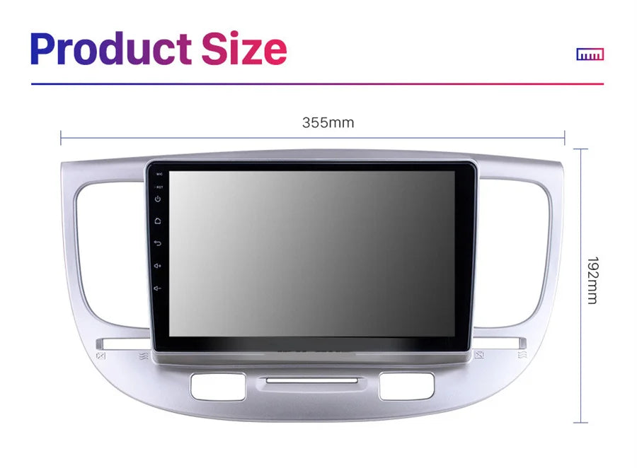 9" Car Radio Player Android 10.0 Stereo Head Unit GPS w/Carplay for KIA Rio 2005-2011