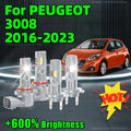 2/4Pcs LED 60000LM Car Headlight H7 HB3 HB4 High Bright CSP Chips Lamp For PEUGEOT 3008 20