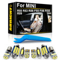 LED Interior Light Kit for MINI Cooper S SD GP Roadster JCW R50 R53 R56 F55 F56 R58 R59 2003-2021 - Canbus Dome Map D...